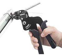 Stainless Steel Cable Tie Tool, Tension Adjustable Cable Tie Gun Stainless Steel for Cable Tie Fastening Tool Spanner Professional Tool