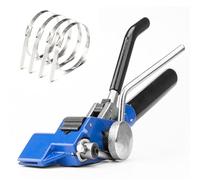 Stainless Steel Cable Tie with Plier, Includes 200pcs Cable Ties for Heavy Duty Strapping, Fastening, and Cutting