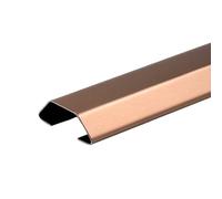 Stainless Steel Cable Trunking, 1M Wire Management Raceway For Under Desk Ceiling Corner Floor, Cord Organizer Cover, 1pcs(Rose gold,60mmx15mmx40mm)