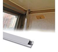 Stainless Steel Cable Trunking 25 Mm Width, Clip-on Type Cable Cover Strip 10 25 50 Mm Height, Wire Covers For Cables And Cord Hider 1 5 10 Pcs(4 PCS,H 15 MM L 50 CM)