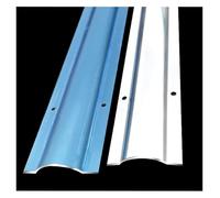 Stainless Steel Cable Trunking,Cord Hider Silver, Stainless Steel Cable Raceway for Desk, Ceiling, Corner, Floor, Wall, 1m L Decorative Raceway Cable Management(Regular,8cm/3.1in 20 cable)(Thicker,4.6