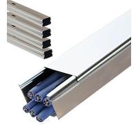 Stainless Steel Cable Trunking Raceway for Concealing Wires, Ideal Office, Warehouse, and Workshop Use