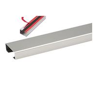 Stainless Steel Cable Trunking, Self Adhesive Cord Cover, Metal Raceway for Cable Management in Home Office or Warehouse, Anti-Stomping Design