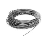 Stainless Steel Cable Wire, 304 Stainless Steel 7x7 Wire Rope 1mm 1.5mm 2mm 50M 100M(50 meters,2mm)