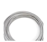 Stainless Steel Cable Wire, Stainless Steel Wire Rope Cable PVC Coated 4mm-8mm 7x7 7x19 Strand(4mm (10Meter))