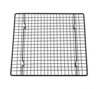 Stainless Steel Cake Cooling Rack for Baking and Grilling, Biscuit Dish Grid Tray Providing Quick Air Circulation and Even Cooking on All Sides (26x23cm)