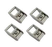 Stainless Steel Cam Buckle for Securing Canoes and Kayaks Ratchet Tie Down Strap with 500kg Load Capacity (4PC)