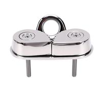 Stainless Steel Cam Cleat with High Load Capacity for 5-15mm Ropes Ideal for Sailing and Canoeing