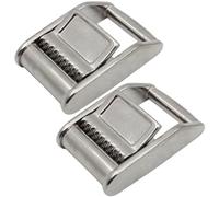 Stainless Steel Cam Flap Buckles Webbing Strap Tensioner Press Cam Buckle Tie Down Buckle for 25mm Webbing Strap