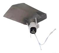 Stainless Steel Camera Rain Cover Weatherproof Guard for Surveillance Equipment - Heavy Duty Anti Housing 30x28cm(S)