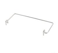 Stainless Steel Camping Folding Table Side Storage Rack Having Hook - 30 X 17 Cm Hanging Shelf for Igt Tables Lightweight 238g Silver Outdoor Table Accessory(0.5 Unit Shelf)