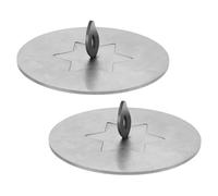 Stainless Steel Candle Jar Lid Shade Guard Star Design Silver | Fits Most Standard Size Jars, Easy Application and Removal, Sturdy Cover for Scented Candles, Living Room or Bedroom
