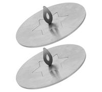 Stainless Steel Candle Jar Lid Shade Star Design for Standard Jars | Silver Finish, Steady Flame Support, Long-lasting Build, Suitable for Scented Candles, Indoor Home Décor and Outdoor Patio