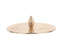 Stainless Steel Candle Lid Tea Light Snuffer for Jar Candles | Golden Finish, Fits 6.5-8cm Jars, Dustproof Cover for Soy Candle Jars and Tea Light Cups
