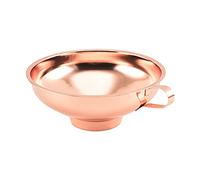 Stainless Steel Canning Funnel Wide Mouth Rose Gold Large Metal Jar Oil Liquid Transfer Funnel With Handle For Bottle Metal Canning