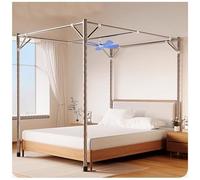 Stainless Steel Canopy Bed e Double Bed e for Single Double King & King Sizes25mm Design for Ele Bedroom Decor