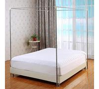 Stainless Steel Canopy Frame for Metal or Wooden Bed - Bedroom Decoration Support for Platform Double/Full Size Bed, Mosquito Net