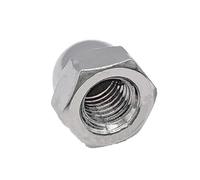 Stainless Steel Cap Nuts,dome cap nuts,1pc Acorn Cap Nut M20 M22 M24 Stainless Steel Decorative Plain Finish Hexagon Cap Nut Acorn Dome Head Nuts For Screws Bolts(M24)
