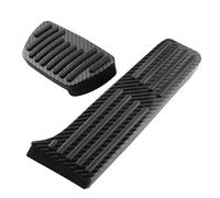 Stainless Steel Car Brake Gas Pedals Protection Cover For Toyota RAV4 For Avalon For Camry Highlander Carbon Fiber Black Color Car Pedals