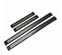 Stainless Steel Car Door Sill Protector Strips For Mercedes Vito W447 2014-2024, Welcome Pedal Trim Non Slip Anti Scratch Sticker Decorative Accessories, Black Lass