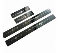 Stainless Steel Car Door Sill Strips For MG HS Trophy 2024, Kick Plates Scuff Guard Plate Anti Scratch Welcome Pedal Cover Accessories, carbon