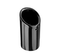 Stainless Steel Car Exhaust Pipe Muffler Tip Tailpipe Exhaust Muffler For A3 A1 A4 B8 2009 2010 2011 2012 2013 2014 2015 Q5 2009 2010 2011 2012 OUSDUO(1pcs Black)