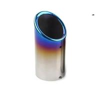 Stainless Steel Car Exhaust Pipe Muffler Tip Tailpipe Exhaust Muffler For A3 A1 A4 B8 2009 2010 2011 2012 2013 2014 2015 Q5 2009 2010 2011 2012 OUSDUO(1pcs Blue)
