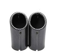 Stainless Steel Car Exhaust Pipe Muffler Tip Tailpipe Exhaust Muffler For A3 A1 A4 B8 2009 2010 2011 2012 2013 2014 2015 Q5 2009 2010 2011 2012 OUSDUO(2pcs Carbon fiber)