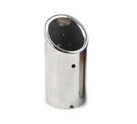 Stainless Steel Car Exhaust Pipe Muffler Tip Tailpipe Exhaust Muffler For A3 A1 A4 B8 2009 2010 2011 2012 2013 2014 2015 Q5 2009 2010 2011 2012 OUSDUO(1pcs Silver)