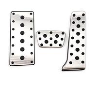 Stainless Steel Car Pedals Accelerator Brake Non-slip Rest foot Pedal Cover Acessories For Toyota Mark X II X120 X130 2004~2017