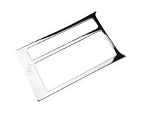 Stainless Steel Car Water Cup Holder Panel Frame Trim Auto Decor LHD Accessories For VW For Golf 7 MK7 7.5 MK7.5 2013-2019 FRTRGVUVXP(Silver)