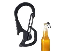 Stainless Steel Carabiner - 2.28x0.98x0.10 Inches 13g Hardware, Multi-Function Safety Clip, Ergonomic Utility Tool | Backpacking Fruit Picking Tree Climbing Planned Gear Key Holder Keychain Ring