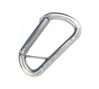 Stainless Steel Carabiner Straight Gate With Cross Bar Wire Of 8 M Kong Sport