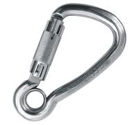 Stainless steel carabiner with eye Kong Harness Autoblock Argenté One size