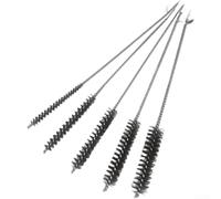 Stainless Steel Carburetor Cleaning Kit for Motorcycle Use with 5 Nylon Bristle Brushes 10 Needles 12 Needles and 1 File for Detailed Engine Work