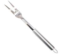 Stainless Steel Carving Forks,BBQ Cooking Meat Fork,Fixed Move Poultry Lifters Kitchen Tool (L:11.8-Inch)