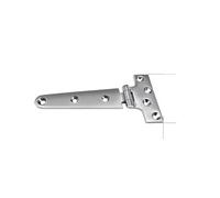 Stainless Steel Cast Flat Hinge for Cabinet Doors, T-Shaped Strap Hinge for Marine and Outdoor Use(151x75mm)