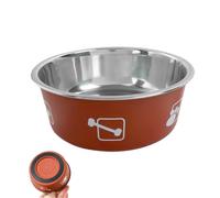 Stainless Steel Cat Bowls, Dog Bowls with Decorative Print and Large Capacity | Pet Bowls for Home, Travel, Garden, Outdoor, Car and Puppies