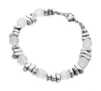 Stainless Steel Cat Eye Bracelet Unisex Geometric Design