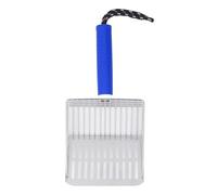 Stainless Steel Cat Litter Scoop Removable Handle,Sifting Litter Scoop Shovel for Reptile Terrarium Sand Waste (Blue)