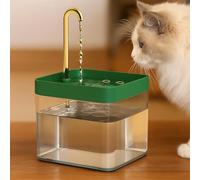Stainless Steel Cat Water Fountain - Drinking Fountains for Cats - USB Powered Pet Fountain - Silent Design - 2L Capacity - Ideal for Indoor Use - Easy to Clean - Safe for Small Pets