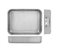 Stainless Steel Catering Tray 40X30 Cm Gray Pinti Inox