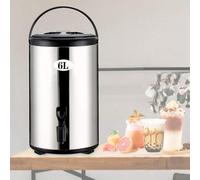 Stainless Steel Catering Urn Hot Water Dispenser with Faucet - 6L/8L/10L/12L/16L/20L for Beverages