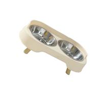 Stainless Steel Cats Bowl With Base Food Water Feeding Practical Pet Set Drinking Neck Cats Double Pet Food And Bowl