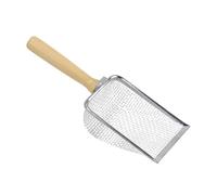 Stainless Steel Cats Litter Scooper Durability Handle Pet Poop Shovel Meshes Scooper For Easy Cleaning