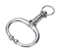 Stainless Steel Cattle Nose Clamp with Spring for Farm Dairy Bull Cow (Medium W Sp Bull Nose)