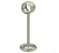 Stainless Steel Ceiling-Mounted Curtain Rod Brackets for 1-Inch Poles Designed for High Ceilings Floor-to-Ceiling and Large Rooms (15 cm, 25 mm*4)