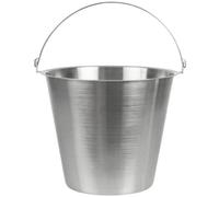 Stainless Steel Cellar Bucket Bar Kitchen Food Safe Pail 12 Litre
