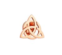 Stainless Steel Celtic Knot Symbol Brooches and Pin for Men Religious Amulet Jewelry, Metal, gem na