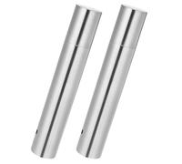 Stainless Steel Certificate Holder Tube 2pcs for Birth Certificates
